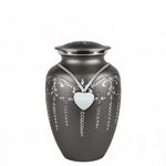 Perfect Memorials Custom Engraved Medium Fancy Flourish Cremation Urn