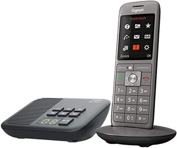 Gigaset CL660A - Teléfono inalámbrico Dect con contestador automático y Gran Pantalla TFT a Color, Metal Antracita, Caja 200 [versión Alemana]