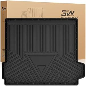 3W Cargo Liner Custom Fit for BMW X5 2014-2018, TPE All-Weather Harmless Heavy Duty Trunk Mats Fit for BMW X5 Accessories Car Mats