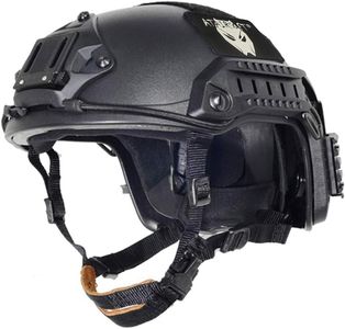 ATAIRSOFT Adjustable Maritime Helmet ABS for Airsoft Paintball(Black,L/XL)