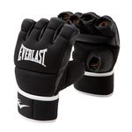 Everlast Core Kickboxing Gloves - Fingerless Design, Multi-Purpose, Knuckle Padding, Ergonomic Grip Bar, Mesh Palms - Great for Kickboxing, Training, MMA, Sparring, Boxing, Fight Sports