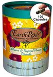 EarthPods Premium Hibiscus & Tropical Flower Plant Food – Easy Organic Fertilizer Spikes – 100 Capsules – Boosts Blooms, Color, Root + Foliar Growth (Perfect for Hibiscus, Bougainvillea & Plumeria)