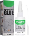 High-Strength Welding Oily Glue, 2025 New Multifunctional Universal Glue Super Glue Fast Repair, Instant Bonding, Strong Adhesion, Repairs for Metal, Plastic, Wood, Ceramics, Leather, Glass