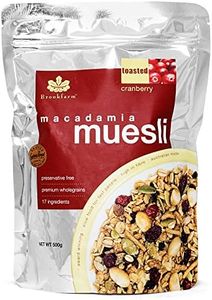 brookfarm Toasted Macadamia Muesli with Cranberry, 500 g