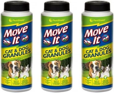Move It Cat & Dog Garden Repellent Granules, 240g – 100% Natural, Non-Toxic Outdoor Pet Deterrent for Flowerbeds, Lawns, Patios & Driveways – Easy to Sprinkle (3PCS)