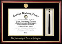 Campus Images TX946PMHGT University of Texas, Arlington Tassel Box and Diploma Frame, 11" x 14"