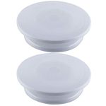 KEILEOHO 2 Pack 11 Inches Premium Cake Turntables, Turns Smoothly Cake Decorating Turntable, Lightweight and Durable Cake Decorating Stand for Cake Decoration, Sculpting, Model Building, Painting