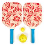 Swimways Hydro Paddle & Pickleball Set, Pickleball Paddles and Balls for Pool, Lake and Beach Games, Outdoor Toys for Kids and Adults Aged 5 & Up