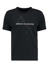 Armani Exchange Men's Graphic T-Shirt, Black, Black, Medium