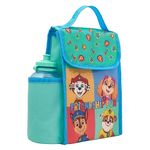 Paw Patrol 3-in-One Lunch Kit: Insulated Food-Safe Lunch Cool Bag with External net Pocket, Drinks Bottle & Lunch Box - Ideal for School and outings