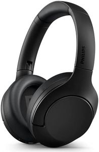 PHILIPS Award Winning Wireless On Ear Headphones TAH8506BK, Sleek Design with Noise Cancellation Pro, Upto 60 Hrs of Play time, Touch Control (Black), Sensitivity: 96 dB (1K Hz)