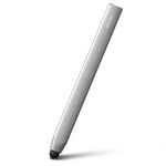 elago Stylus Grip for All iPhones, iPad and Galaxy -World First Replaceable Tip (Extra Rubber Tip included) (Silver...