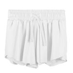 KAKU NANU Girls' Skirts & Skorts PE Shorts for Girls Kids Tennis Skort School Skirts White 8 9 10 Years School Uniform