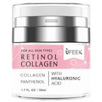 Retinol and Collagen Face Moisturizer - Instant Face Tightening Cream, Neck Cream for Tightening and Firming, Anti Aging Face Cream for Women and Men, 50ml