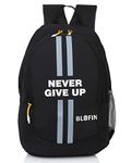 Blufin Unisex Medium 35L Laptop Lightweight Backpack (Black)