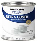 Rust-Oleum 1992730 Painter's Touch Latex Paint, Half Pint, Gloss White 8 Fl Oz (Pack of 1)