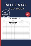 Mileage Log Book A5: Keep Track of Your Vehicle Mileage & Gas Expense for Business and Tax Savings | Car Tracker for Business Auto Driving Record Book.