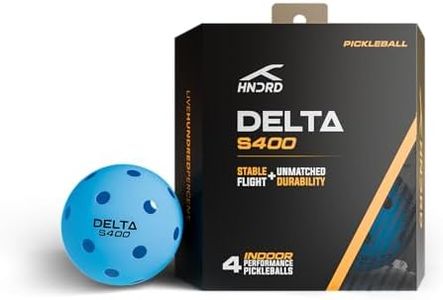 Hundred Delta Pro Pickleball Balls | Pack of 4 | USA Pickleball Approved | Hole Design | Tournament Ball