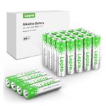 Lepro AA Batteries 24 Count, Double A Alkaline Batteries with Ultra Long-Lasting Power, 1.5 Volt 2800mAh LR6, Holds Power Up to 5 Years, High-Performance, Leak-Proof, Corrosion-Resistant