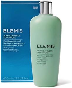 ELEMIS Aching Muscle Super Soak | Musclease Natural Foaming Bath Milk Warms, Recharges, and Energizes Tired, Overworked Muscles Post-Workout | 400 mL