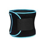 REMEK Sweat Belt - Abdominal Toning Belt - Sweat Sauna Slim Belly Belt for Men & Women to Tone Your Stomach & Sweat More Blue