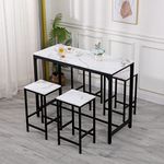 High Kitchen Table Set For 4