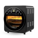 Tesora - Inspired by you Digital Air Fryer with Otg Oven |14.50 Liter | 1700 Watts | 5-in-1 Function: Air Fry, Bake, Grill, Toast & Dehydrate | Fast & Even Cooking | Feather Touch LED Display, Black