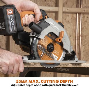 Evolution 18V Cordless Circular Saw – R165CCS-Li