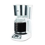 Salton Jumbo Java 14 Cup Drip Coffee Maker, XL Capacity Glass Carafe, 24 Hour Programmable Timer, 2 Hour Keep Warm, Pause & Serve, 1000 Watts, White (FC1667WH)