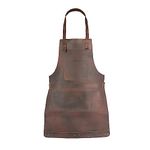 Dark Brown Full Grain Leather Apron Butcher Apron -Cook Apron -BBQ Apron -Cooking Apron - Wood work Apron - Cheff Apron - BBq Grill Gift - DIY Apron - Grill Apron