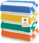 Utopia Towels 4 Pack Cabana Stripe 