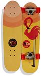 ReDo Skateboard 28.5" x 8" Zodiac Premium Cruiser Flamingo Complete Skateboard for Boys Girls Kids Adults