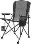 ENAVANT Portable Oversized Folding Camping Folding Chair with Carrying Bag, Cup Holder Included, Holds up to 500 lbs