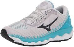 Mizuno Women's Wave Sky 4 Waveknit Running Shoe, Nimbus Cloud, 6 B US