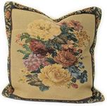 Tache 1 Piece 18" X 18" Tapestry Country Rustic Floral Morning Awakening Throw Pillow Cushion Cover