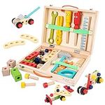 SYLDD&TH Wooden Tool kit for Kid Wo