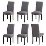 Dining Chair Covers 6pcs Soft Remov