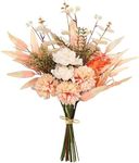 Artificial Flowers Faux Silk Flower Fake Plants Arrangements Wedding Bouquets Decorations Table Centerpieces for Home Kitchen Garden Party Decoration