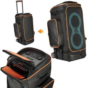Jeachan Rugged Speaker Bag Carry Case Compatible With JBL Party Box 320, Portable Carry Bag Backpack