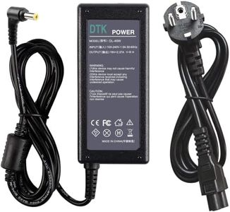 DTK 19V 2.37A 45W Cargadores y Adaptadores para Portátiles y Netbooks para Acer Cargadore Portátile Netbook Ordenador AC Laptop Adaptador Cargador Connector【5.5*1.7mm】(No Compatible con 3.0*1.1mm)