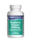 Raspberry Ketones 3000mg 120 Capsules | Vegan & Vegetarian Friendly | Manufactured in The UK