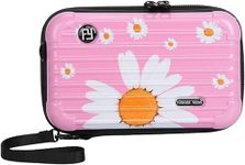 CULT FACTORY Pink Color Cute Mobile Slingbag for Girls (Pink Flower Box Bag)