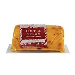 Hot and Spicy Cheddar Cheese Barrel (145g). A Delicious Cheddar Cheese With A Hot & Spicy Chilli Kick. The Ultimate Edible Gifts. The Chuckling Cheese Company.