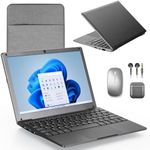 G-Anica Windows 11 Laptop Computer, 8GB RAM 128GB ROM, Intel Celeron Quad-Core Processors, 10" Netbook Computer with WiFi, Webcam and Bluetooth, Mini Laptop with Bag, Mouse, Headphone and Mouse Pad