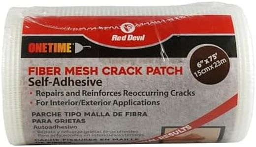 Red Devil 1226 Onetime Fiber Mesh Crack Patch 6" x 75' Wall Repair Fabric, 6-Pack, 6 Pack