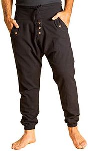 PANASIAM Yogipants 01, Cotton, Black, L