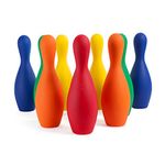 Champion Sports Multi-Color Foam Bowling Pin Set