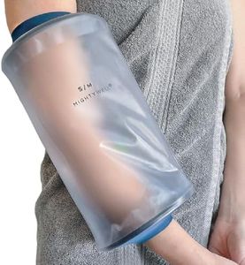 Mighty Well H2O Shield PICC Line Shower Cover – Reusable Waterproof IV & PICC Line Sleeve, Cast & Wound Protector for Upper Arm Showering | Small/Medium