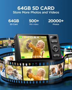 Kids Digital Camera 48MP – 64GB Memory, HD Photo & Video