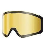 OutdoorMaster Ski Goggles Falcon Replacement Lens, Magnetic Easy Lens Swap, Anti-fog, Wide Feild of Vision